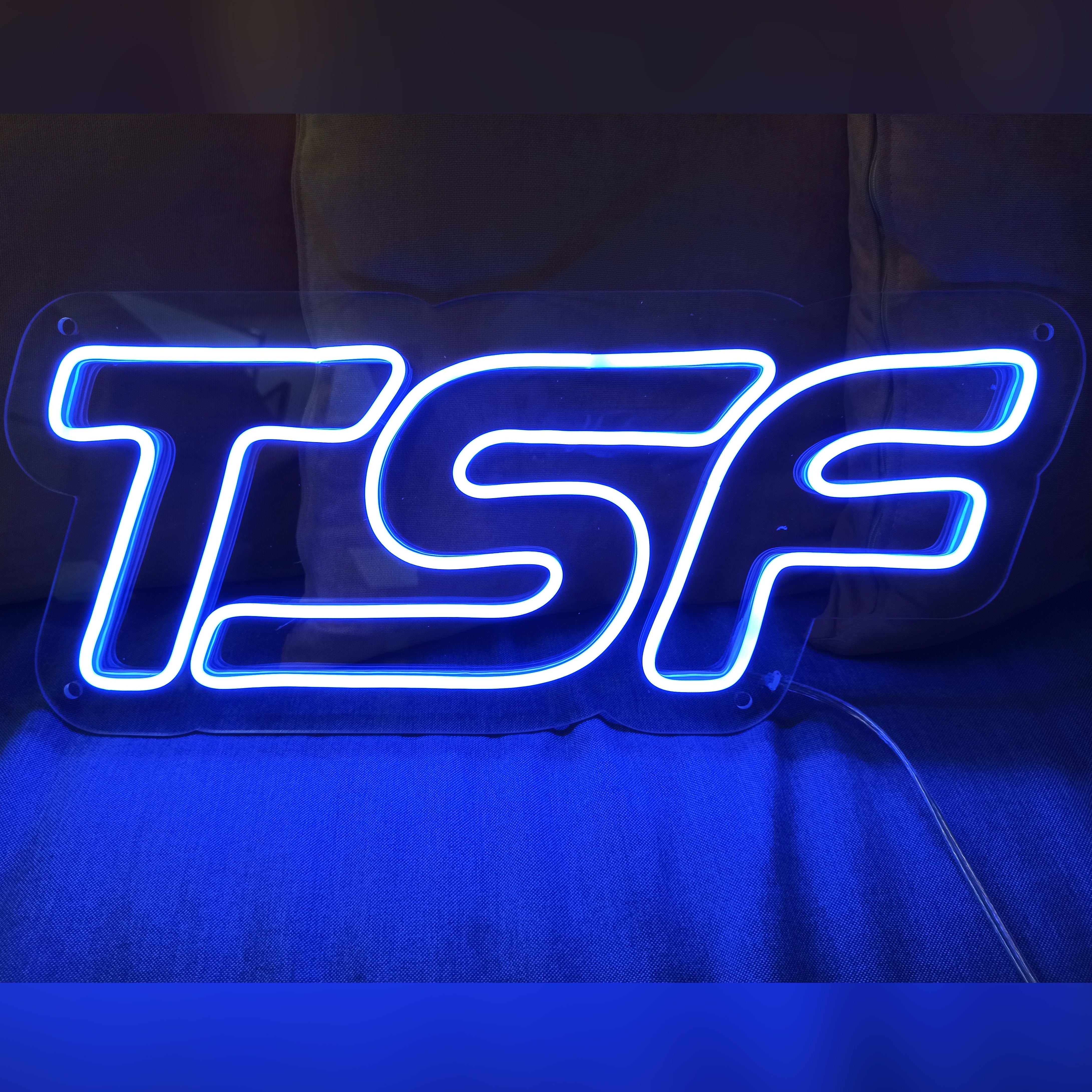 Neon sign as an office decoration