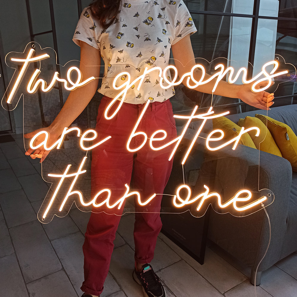 LED neon sign for wedding decorations