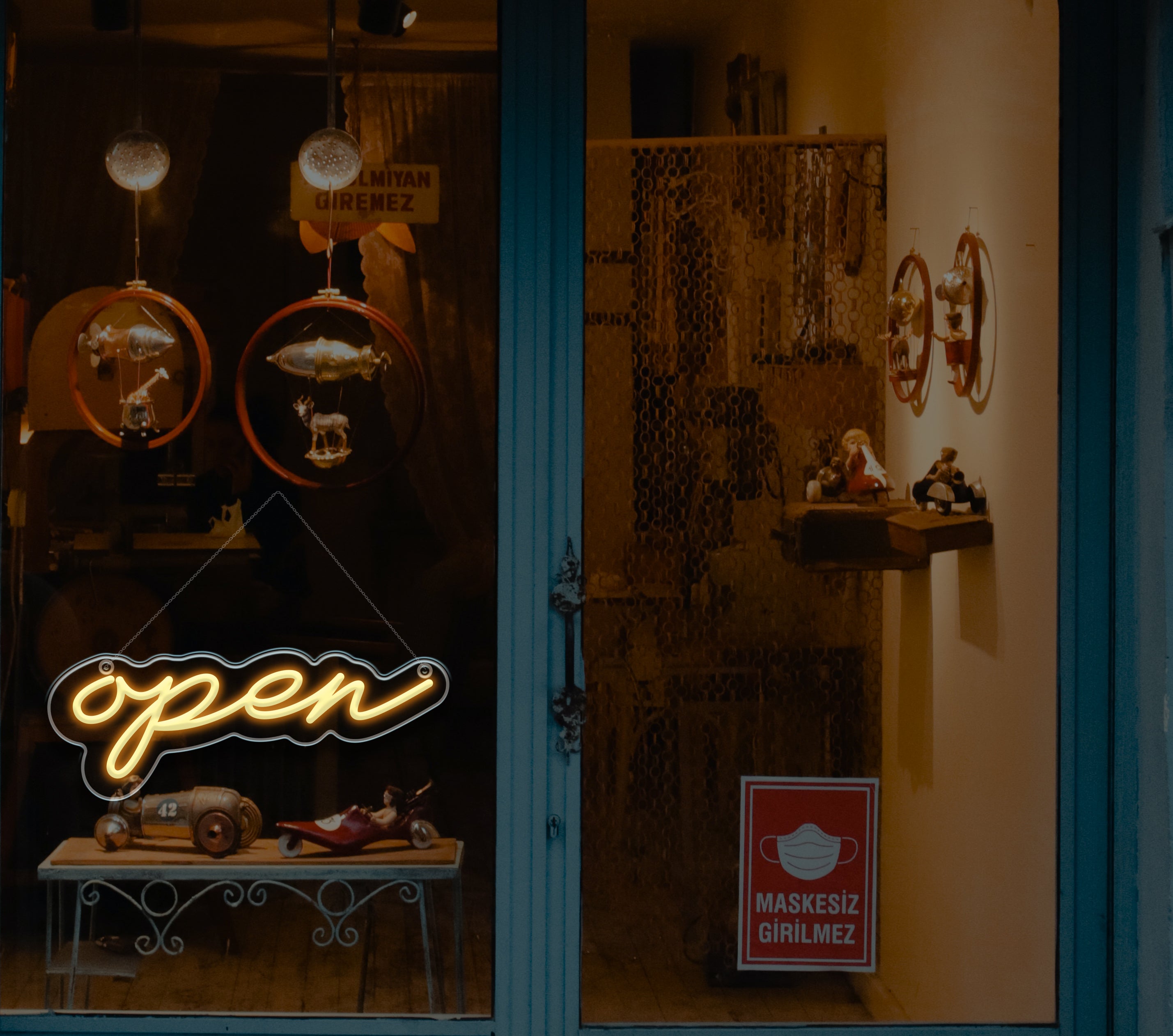 Open Neon Sign