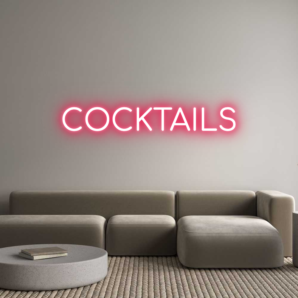 Custom Neon: COCKTAILS