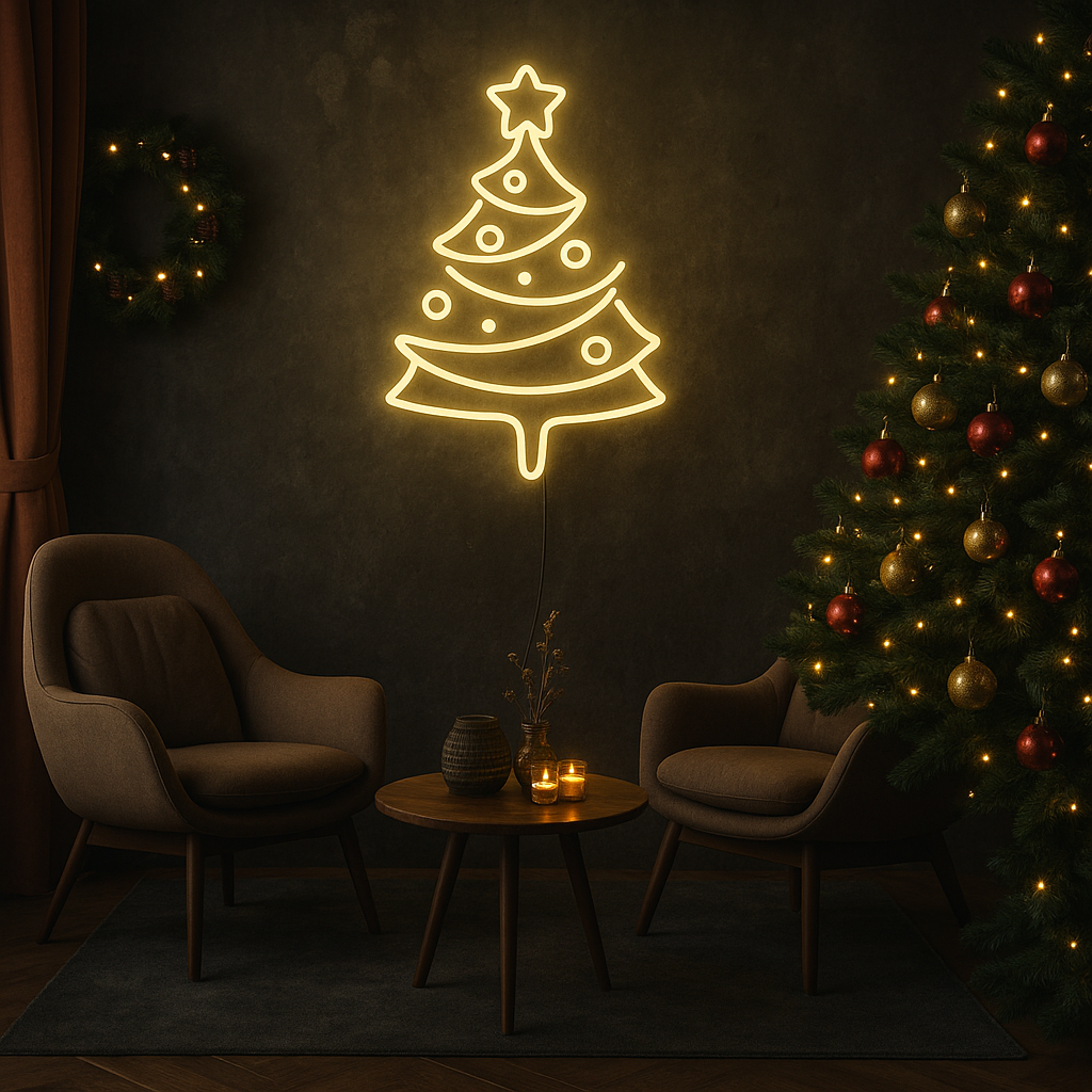 Christmas Tree Neon LED Sign