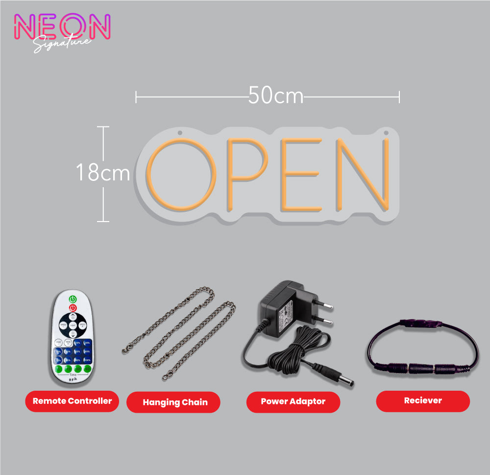 Open Neon Sign