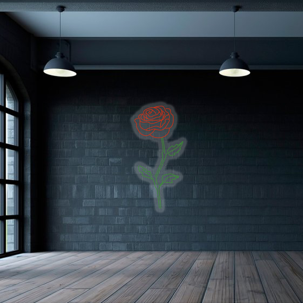 Rose LED Neon Sign