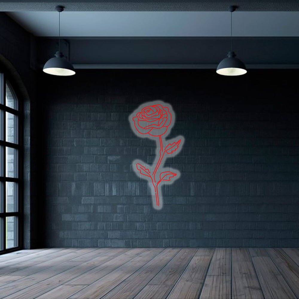 Rose LED Neon Sign