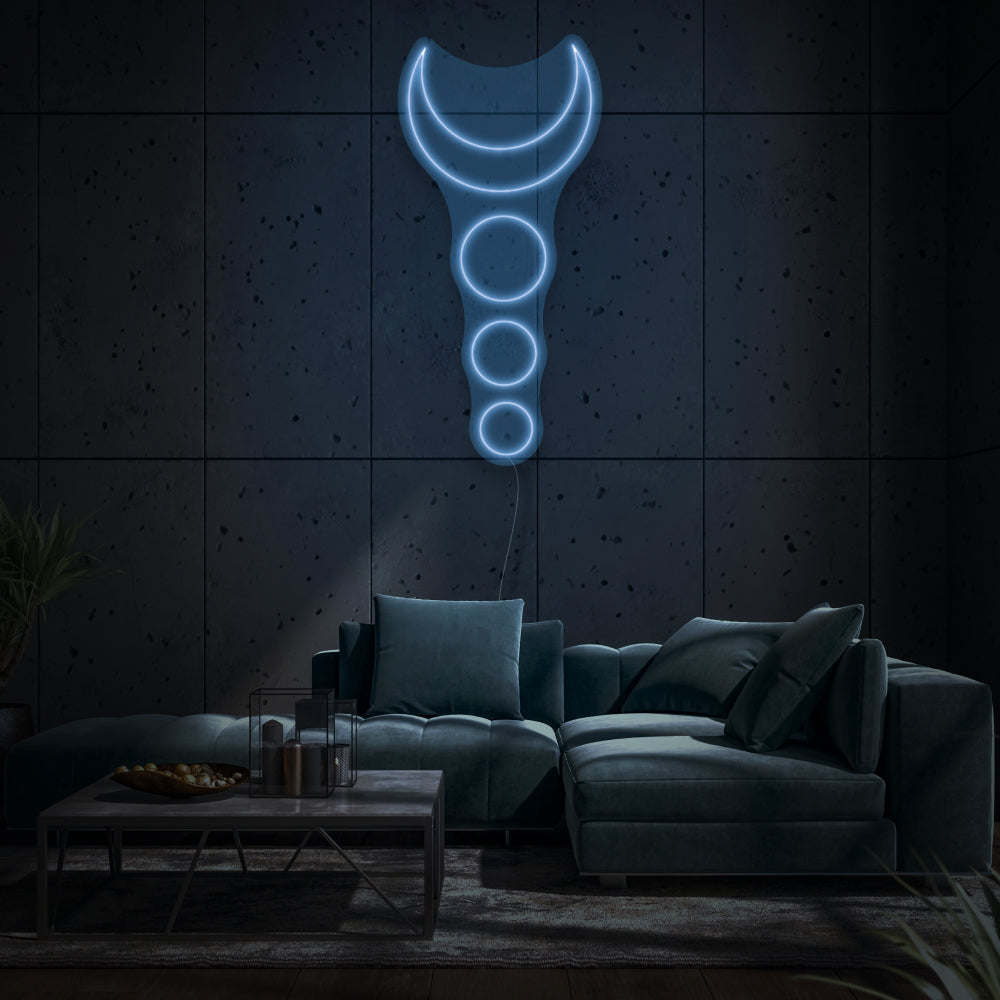 Magical New Moon LED Neon Light