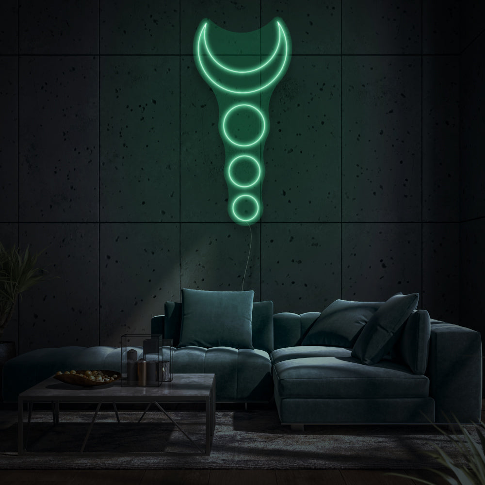 Magical New Moon LED Neon Light