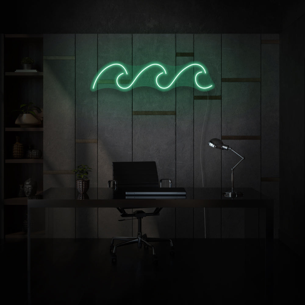 Three Waves Led Neon Light
