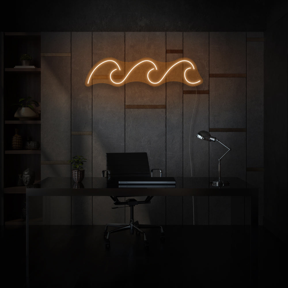 Three Waves Led Neon Light