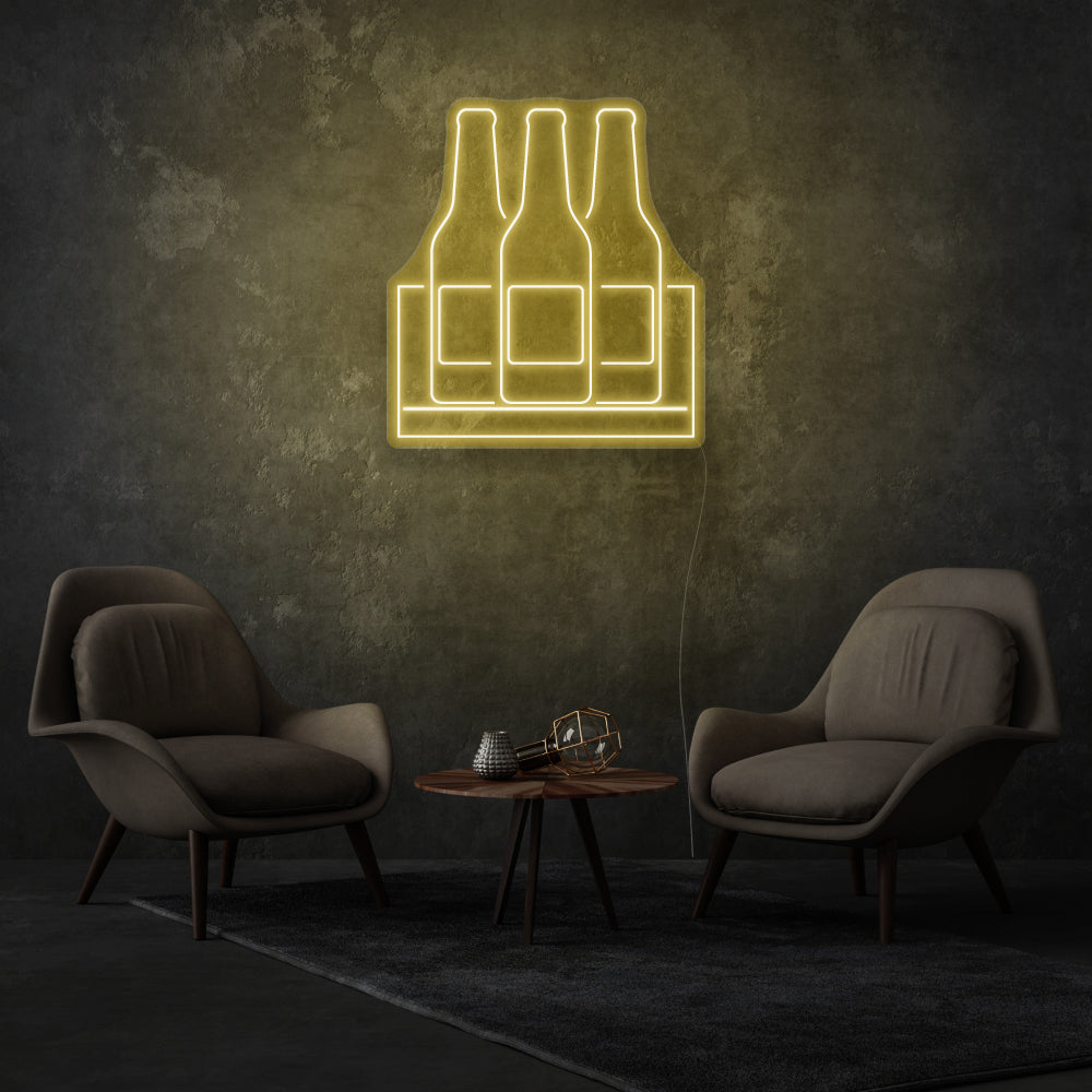 Three Beers LED Neon Light