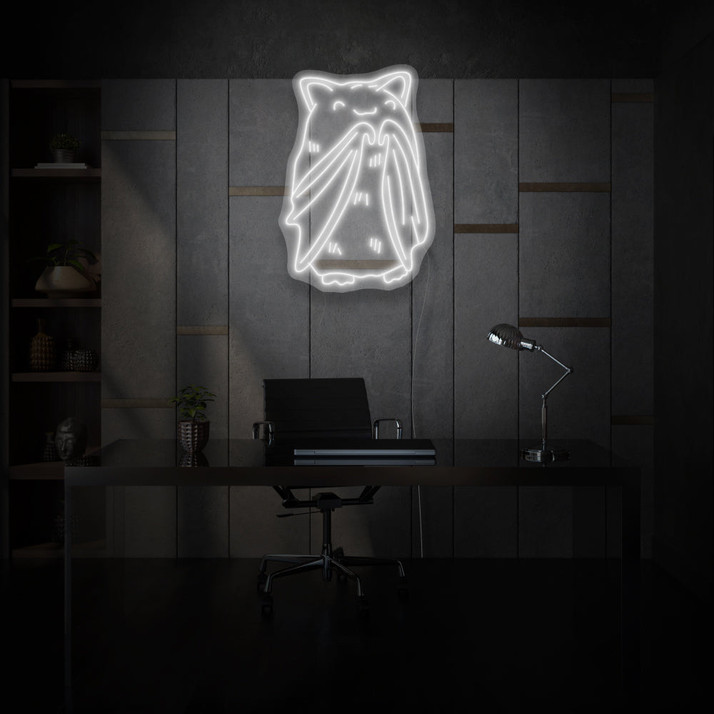 Cute Bat Custom Neon Light