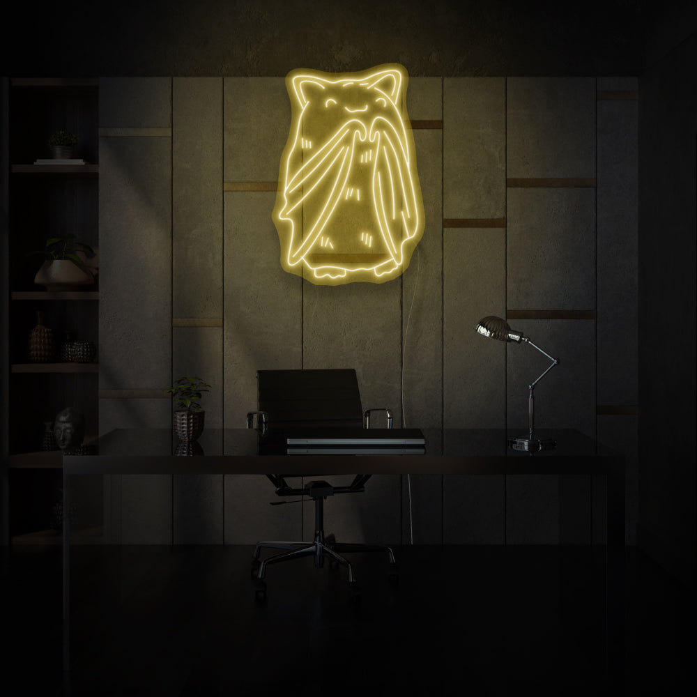 Cute Bat Custom Neon Light