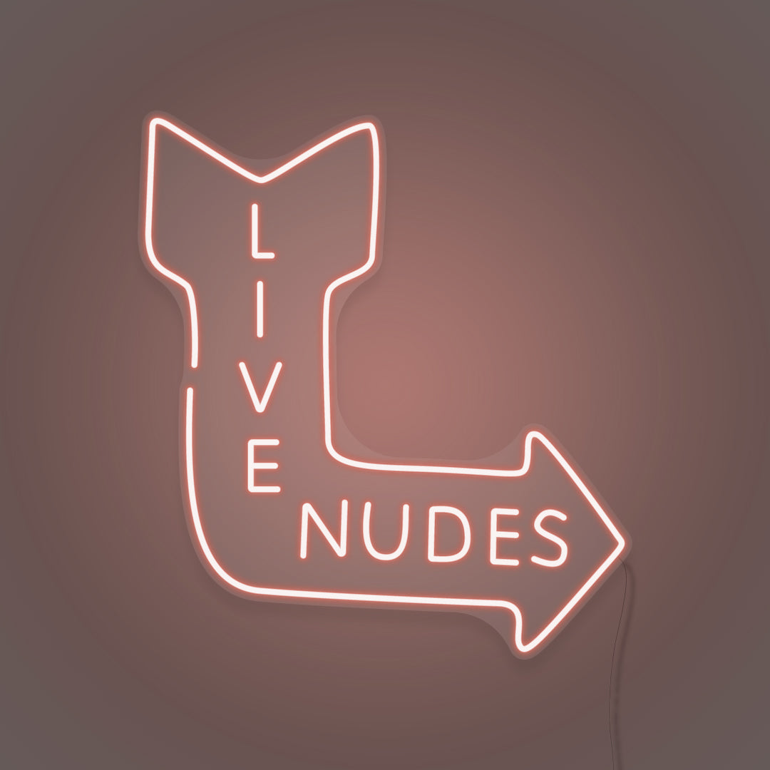 Live Nudes LED Neon Sign