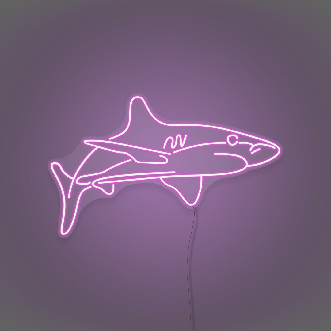 Tiger Shark LED Neon Sign