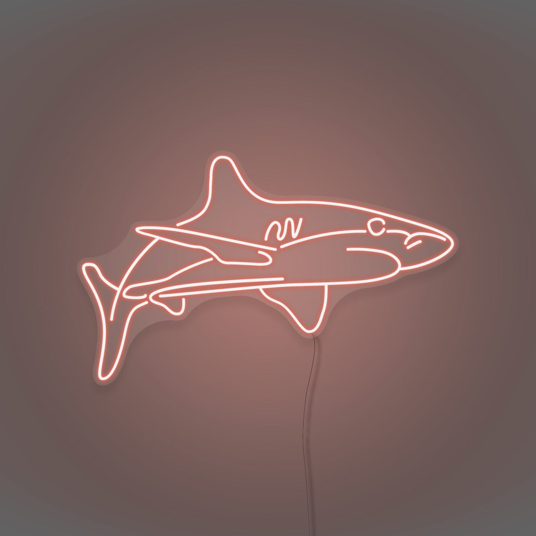 Tiger Shark LED Neon Sign