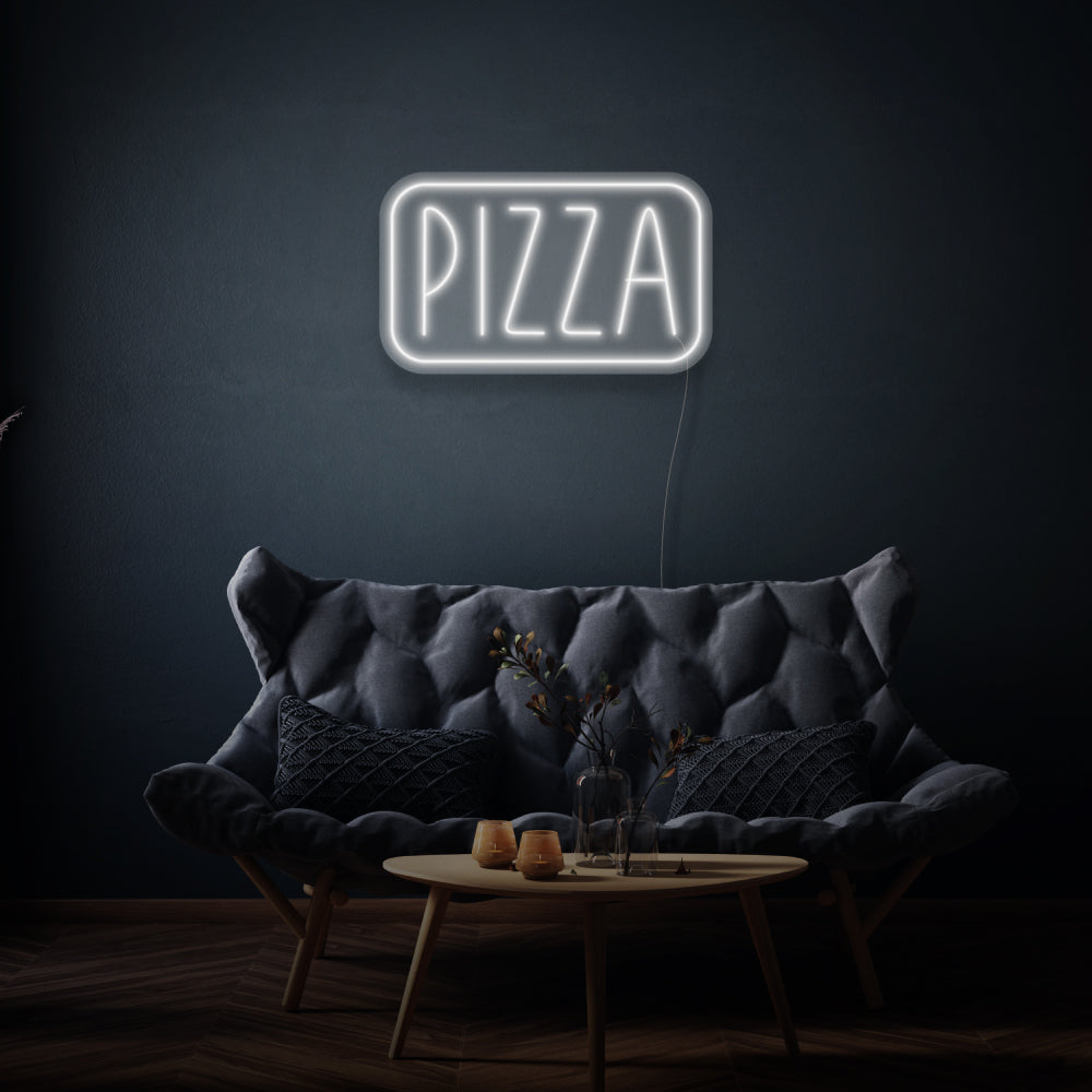 Text Pizza LED Neon Sign