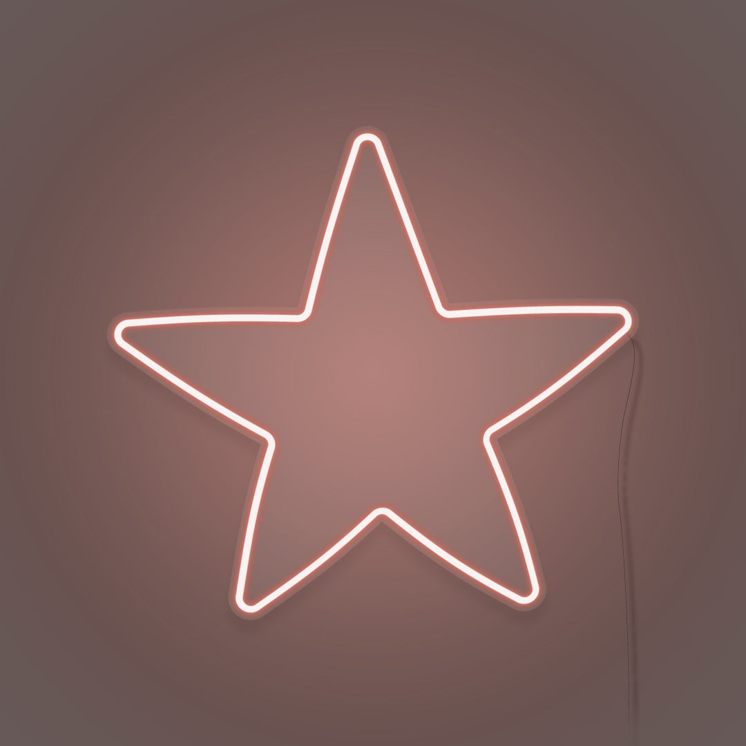 Star Neon Room Light