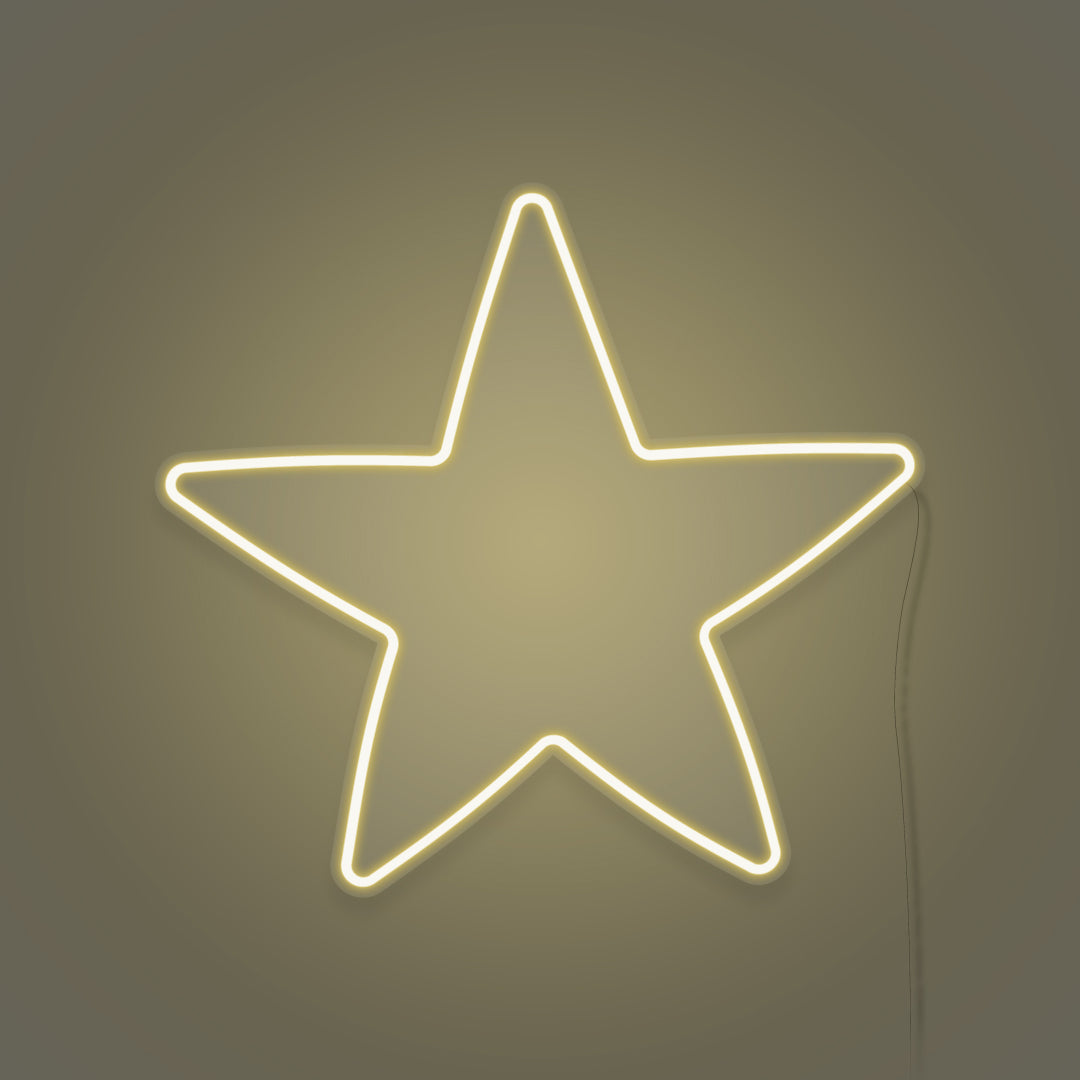 Star Neon Room Light