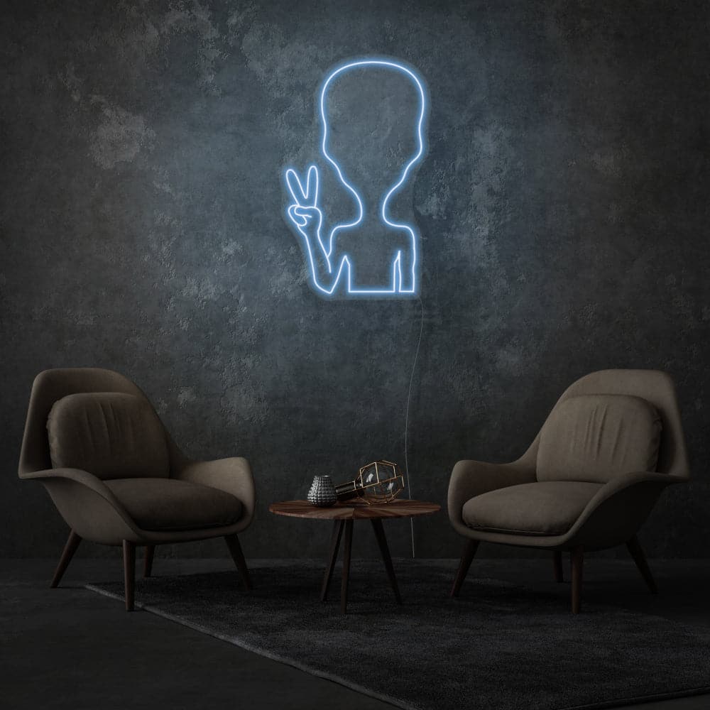 Alien's Contours LED Neon Sign