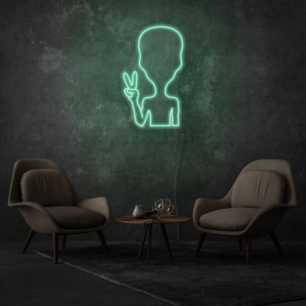 Alien's Contours LED Neon Sign