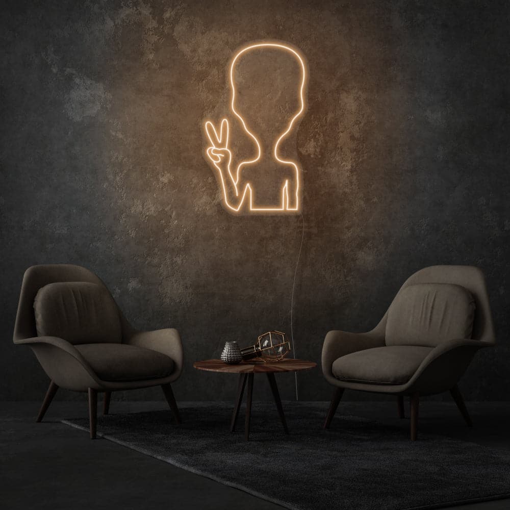 Alien's Contours LED Neon Sign