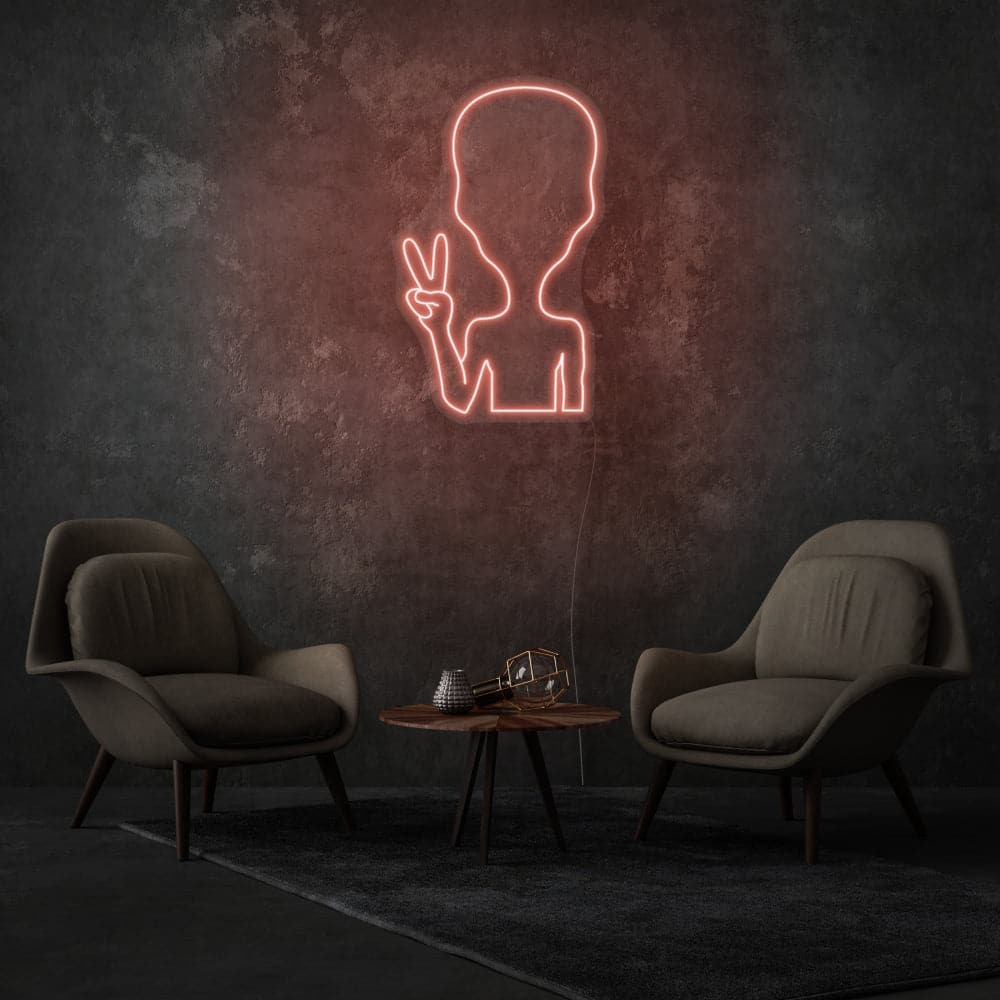 Alien's Contours LED Neon Sign
