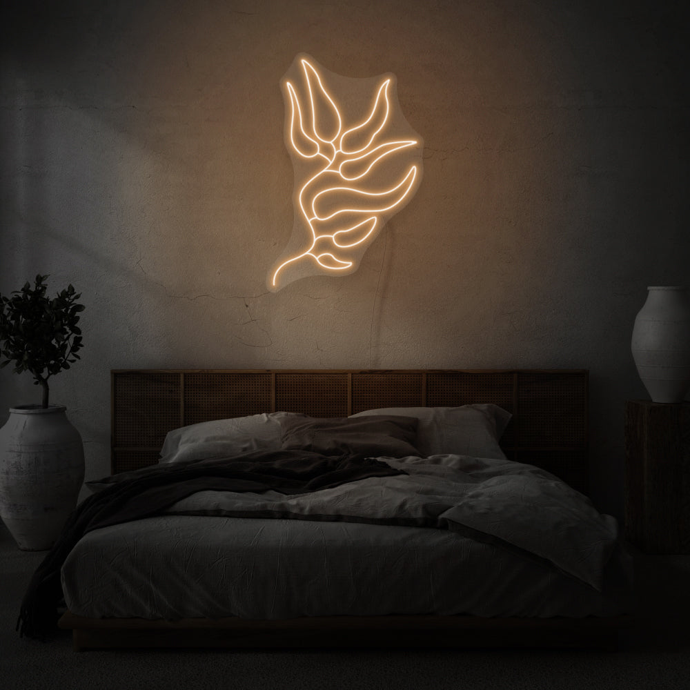 Branch With Peppers LED Neon Sign