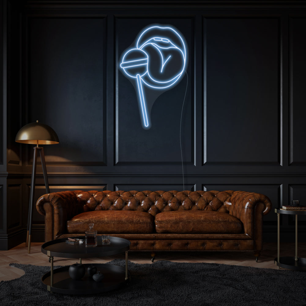 Woman Lips LED Neon Sign