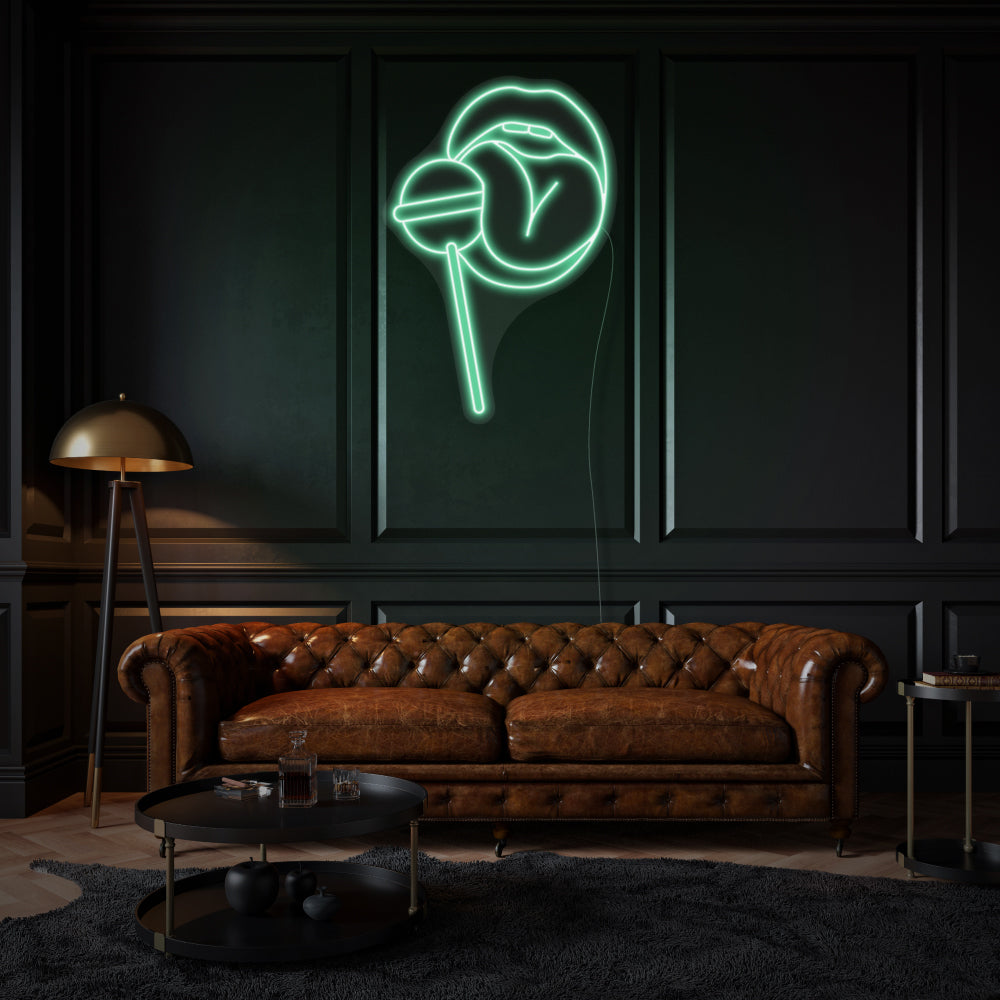 Woman Lips LED Neon Sign