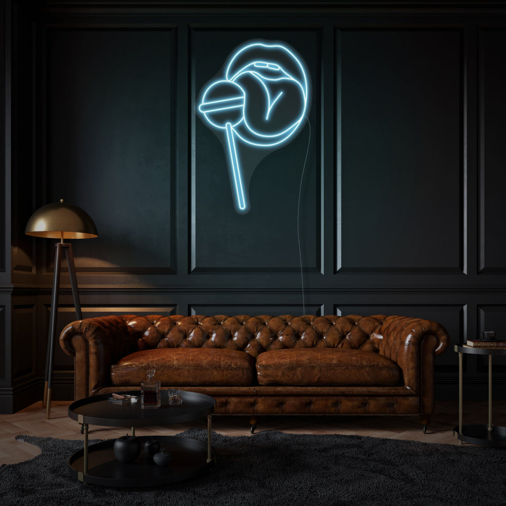 Woman Lips LED Neon Sign