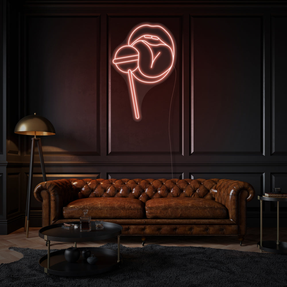 Woman Lips LED Neon Sign