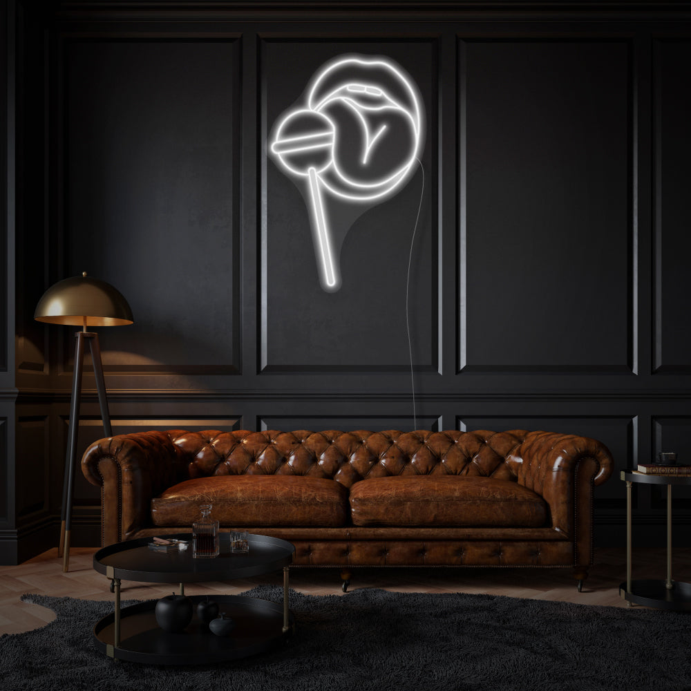 Woman Lips LED Neon Sign