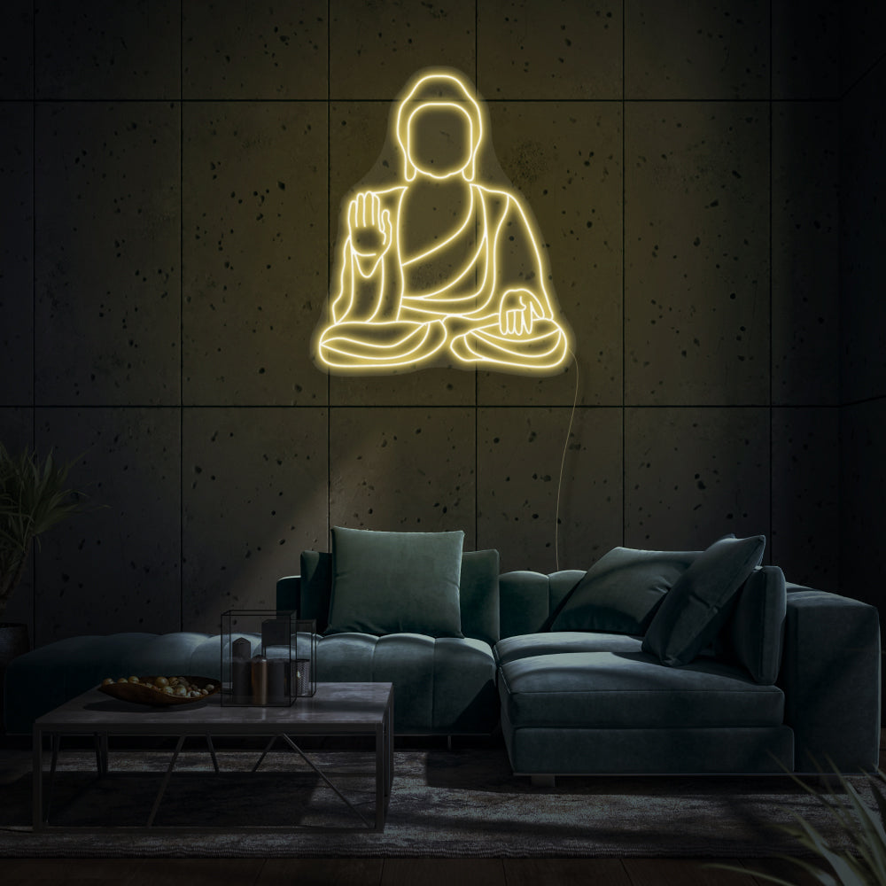 Buddha LED Neon Sign