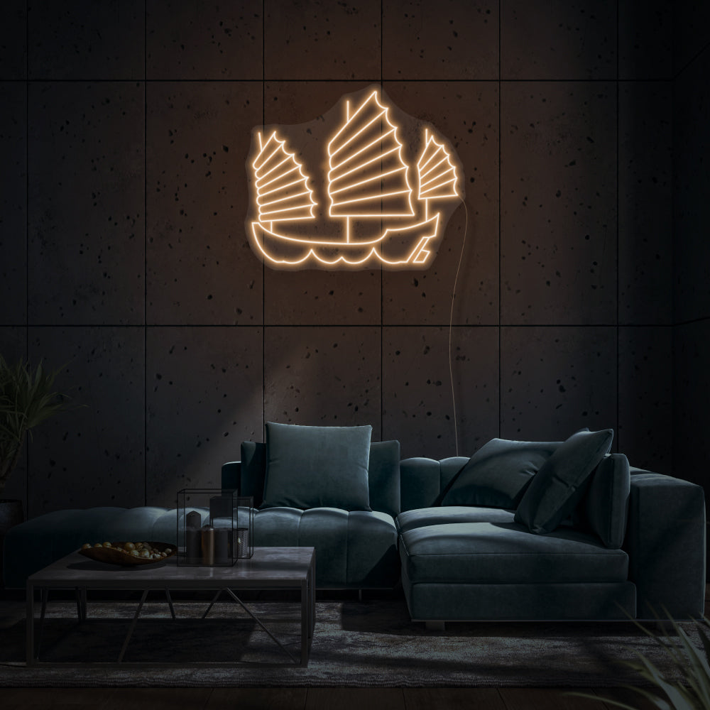 Turtle-Ship LED Neon Sign