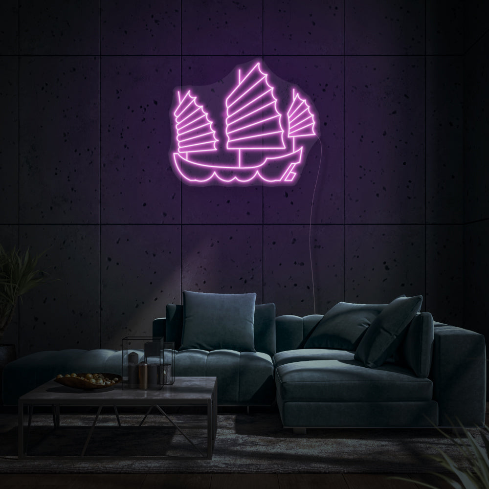 Turtle-Ship LED Neon Sign