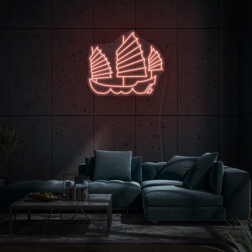 Turtle-Ship LED Neon Sign
