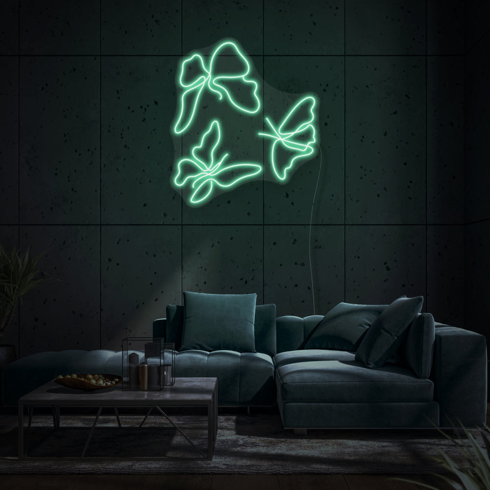 Flying Butterflies LED Neon Sign