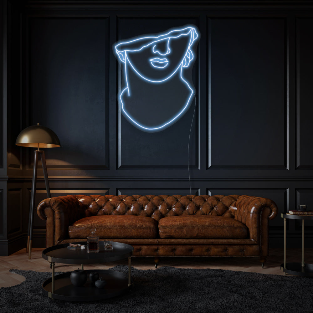 Apollo's Face LED Neon Sign