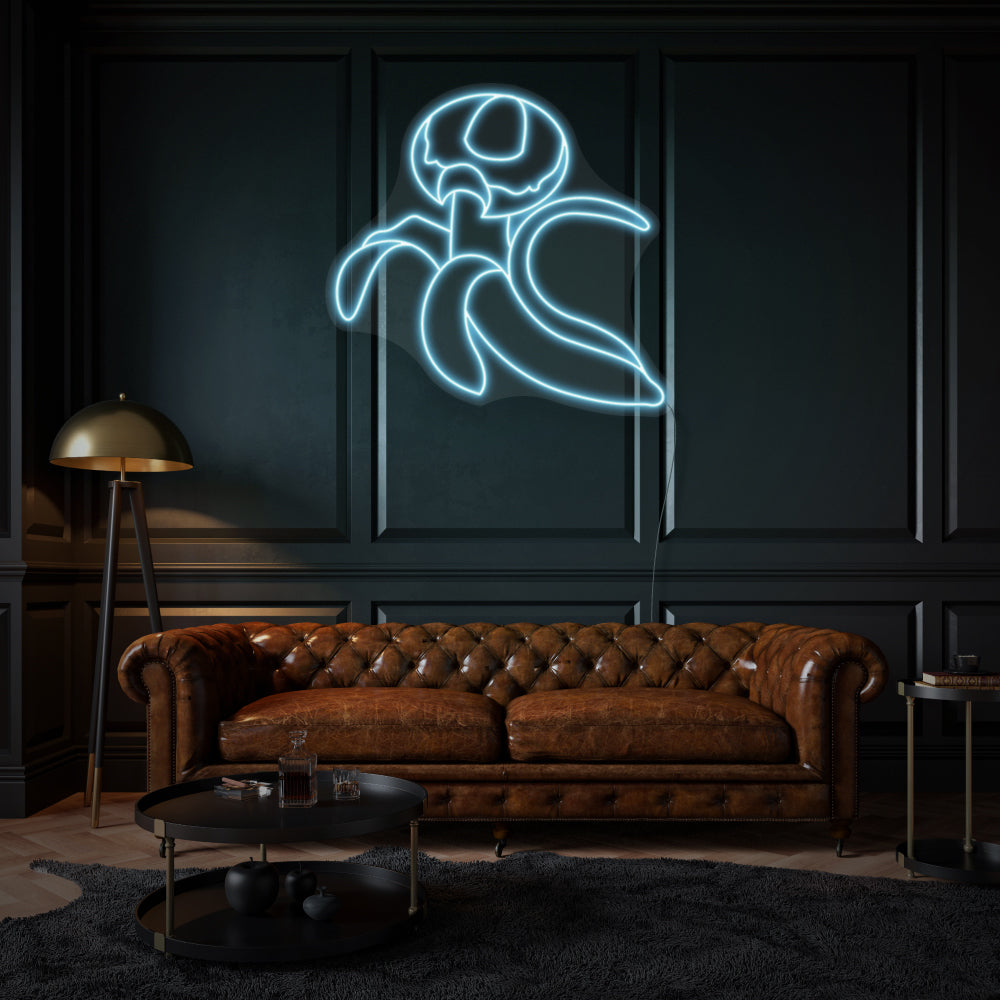 Banana In Hat LED Neon Sign