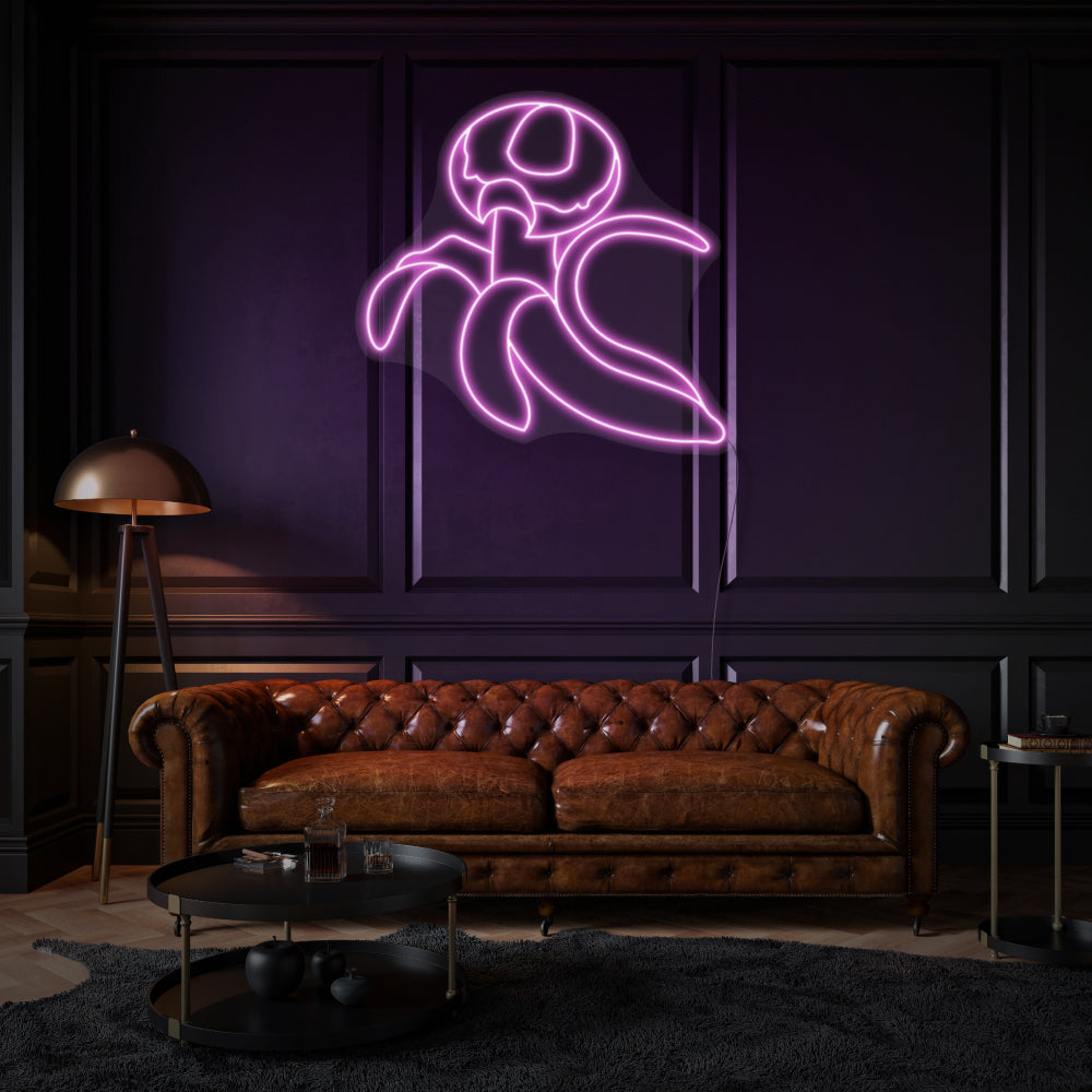 Banana In Hat LED Neon Sign