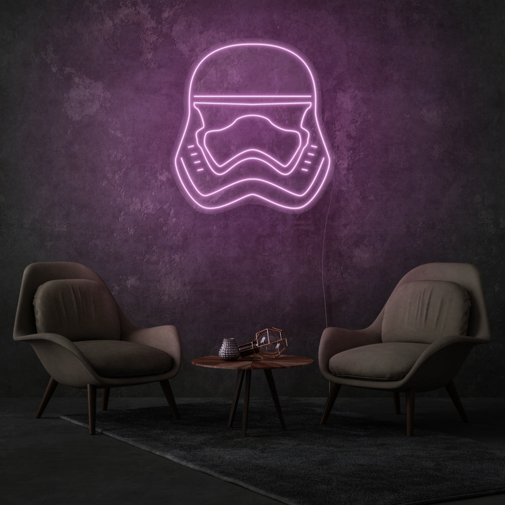 Stormtrooper's Head LED Neon Sign