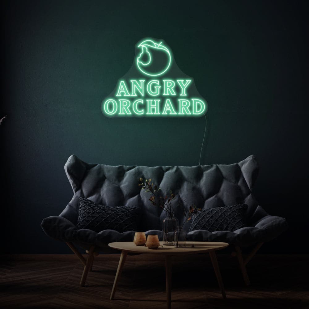 Angry Orchard Logo LED Neon Light