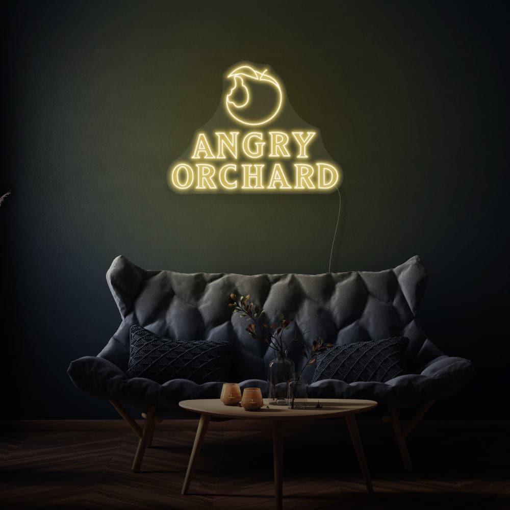 Angry Orchard Logo LED Neon Light