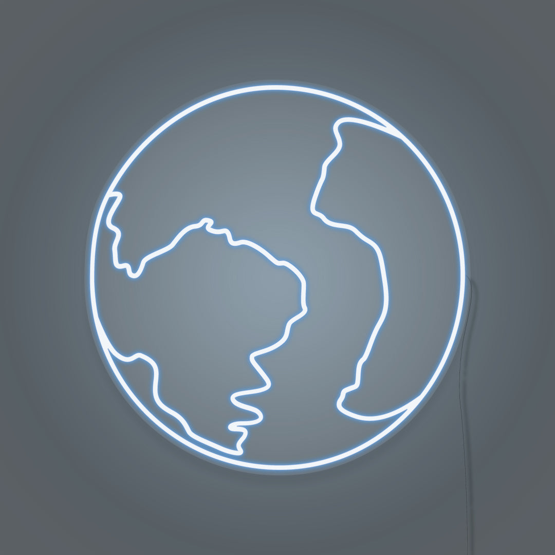 The Earth LED Neon Sign