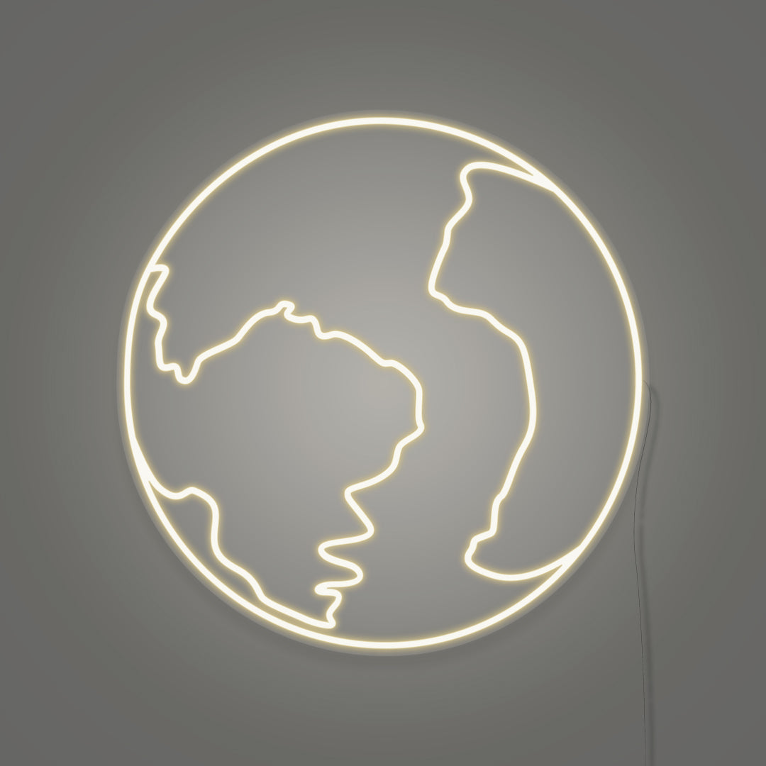The Earth LED Neon Sign
