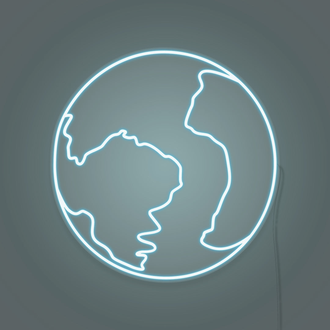 The Earth LED Neon Sign
