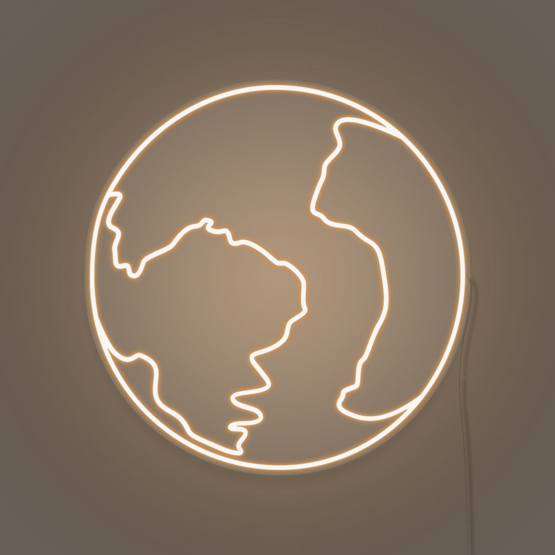 The Earth LED Neon Sign