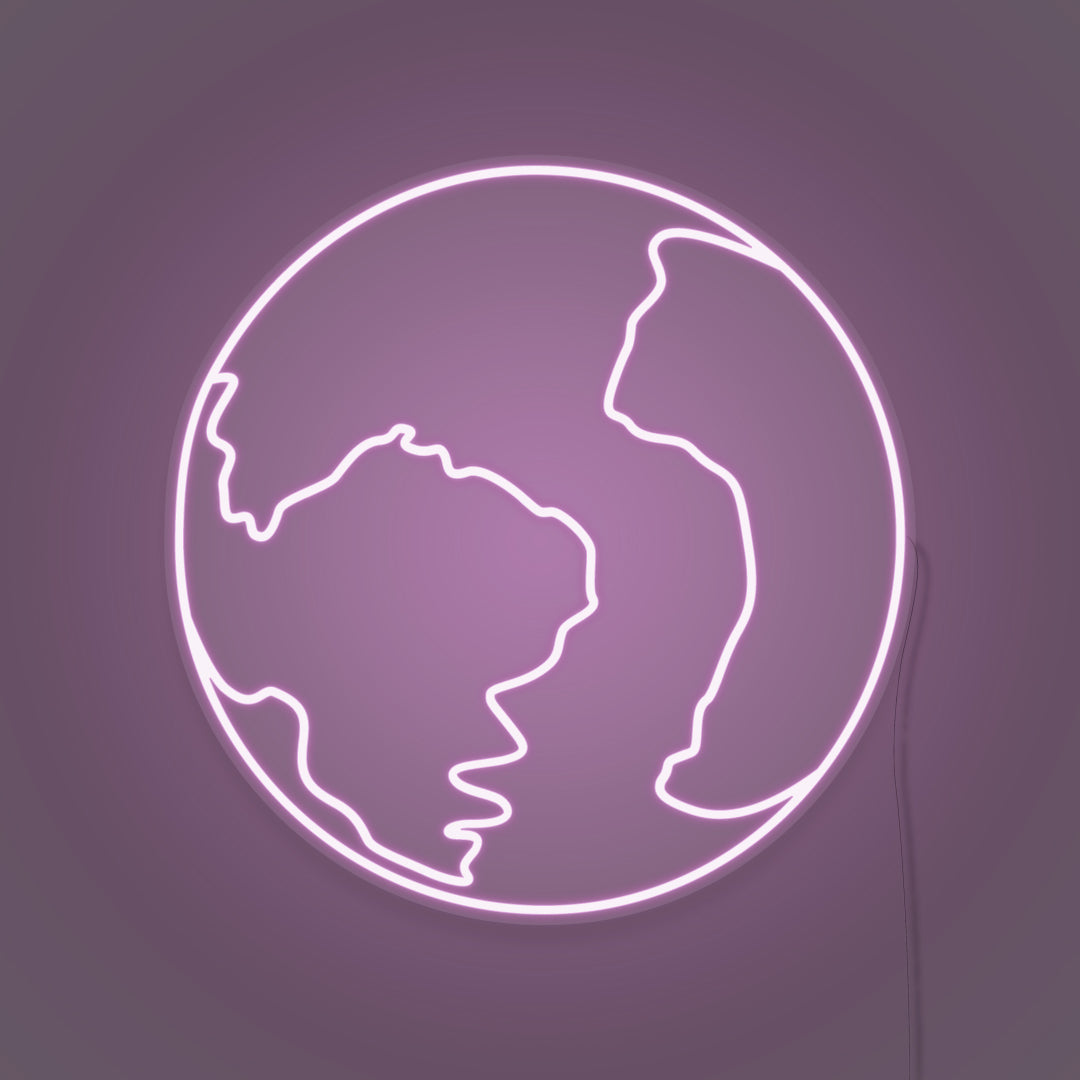 The Earth LED Neon Sign