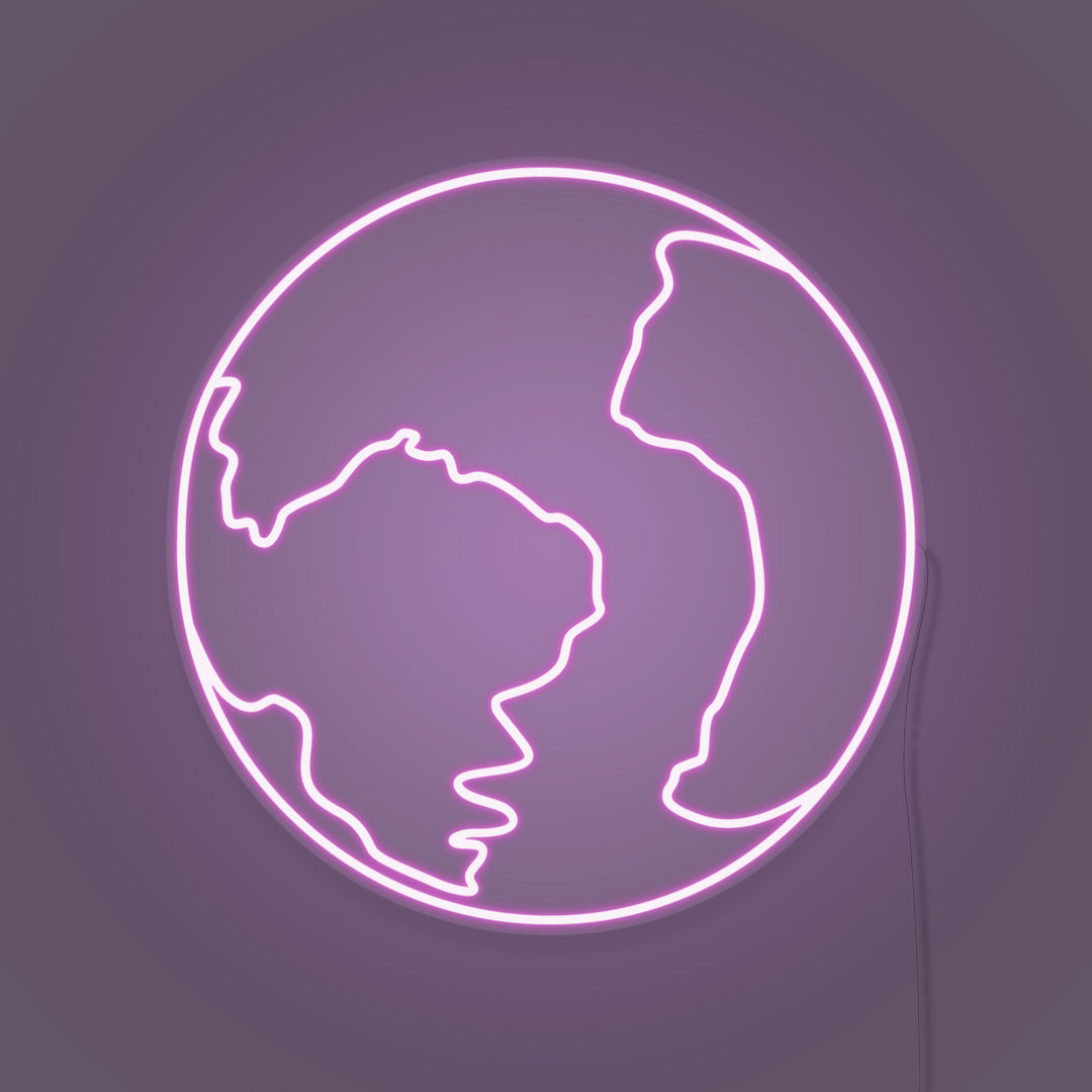 The Earth LED Neon Sign