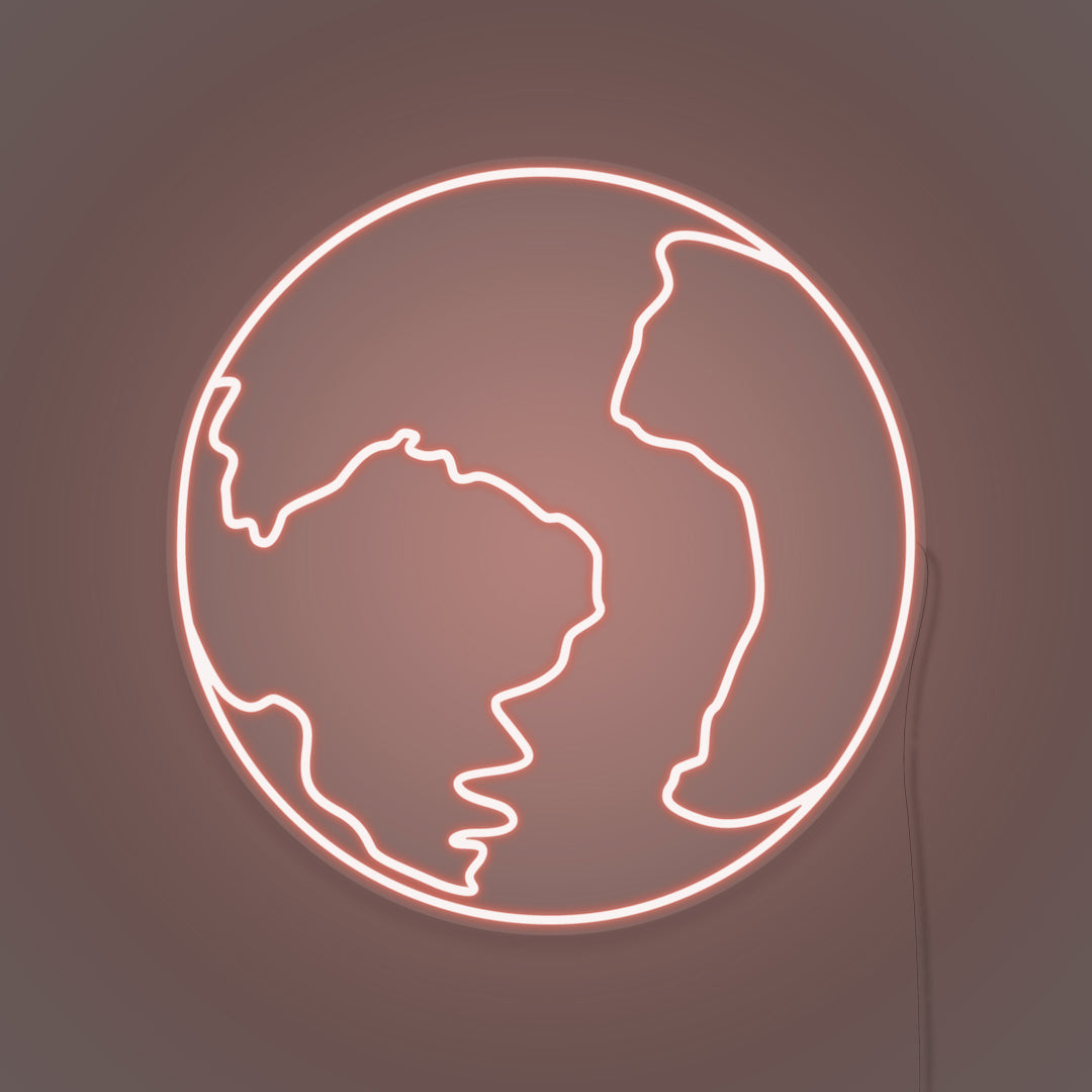 The Earth LED Neon Sign