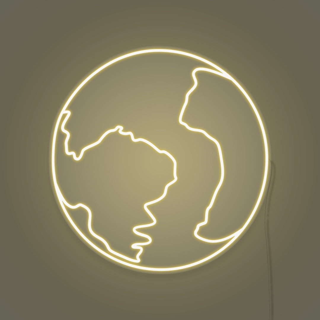 The Earth LED Neon Sign